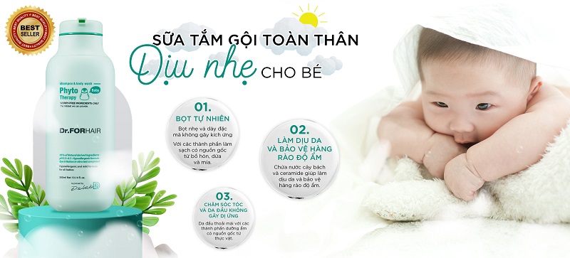 Sữa tắm gội 2 in1 Phyto Therapy của Dr.FORHAIR