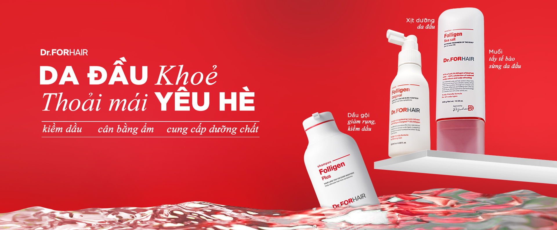 Da đầu khỏe - Thoải mái yêu hè