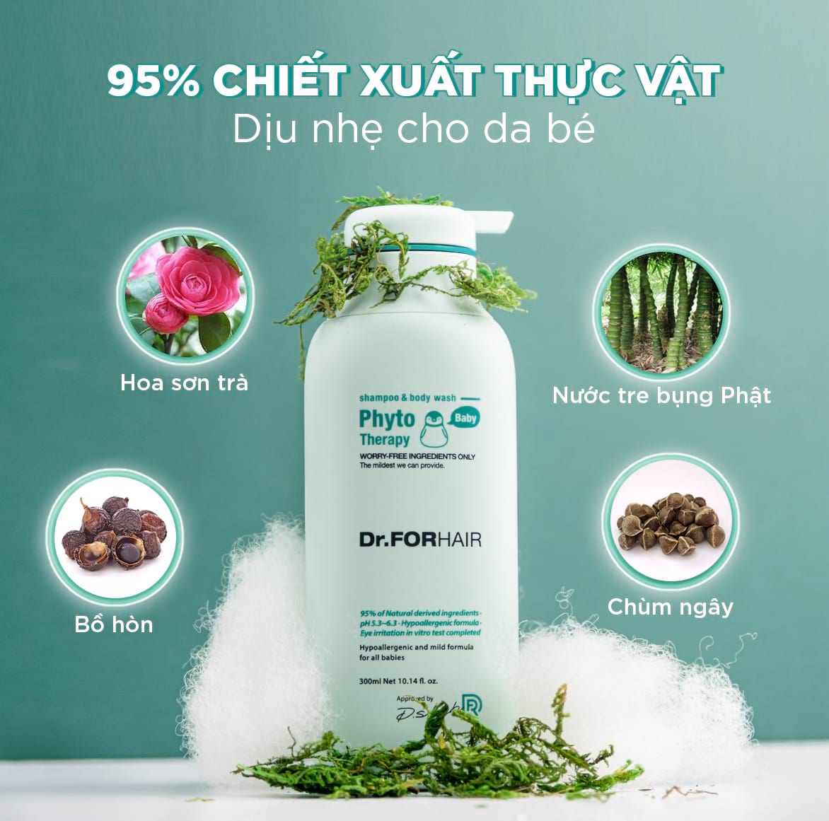 Tắm gội Phyto Therapy Baby