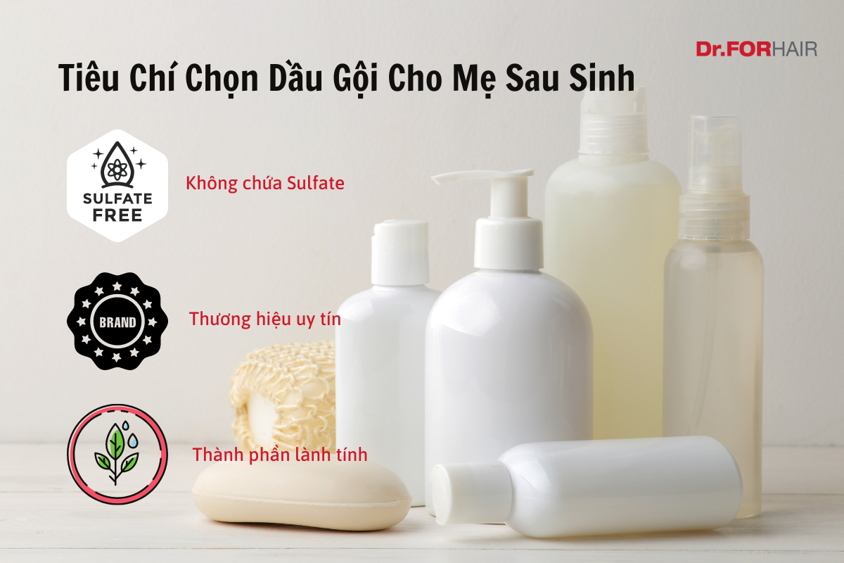 dầu gội trị rụng tóc sau sinh