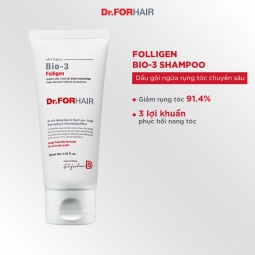 Dầu gội ngăn ngừa rụng tóc chuyên sâu Dr.FORHAIR FOLLIGEN BIO-3 70ml