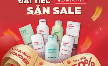 Nhận Nghìn DEAL 1K Đa Vũ Trụ Cùng Chảnh Beauty Và Dr.FORHAIR